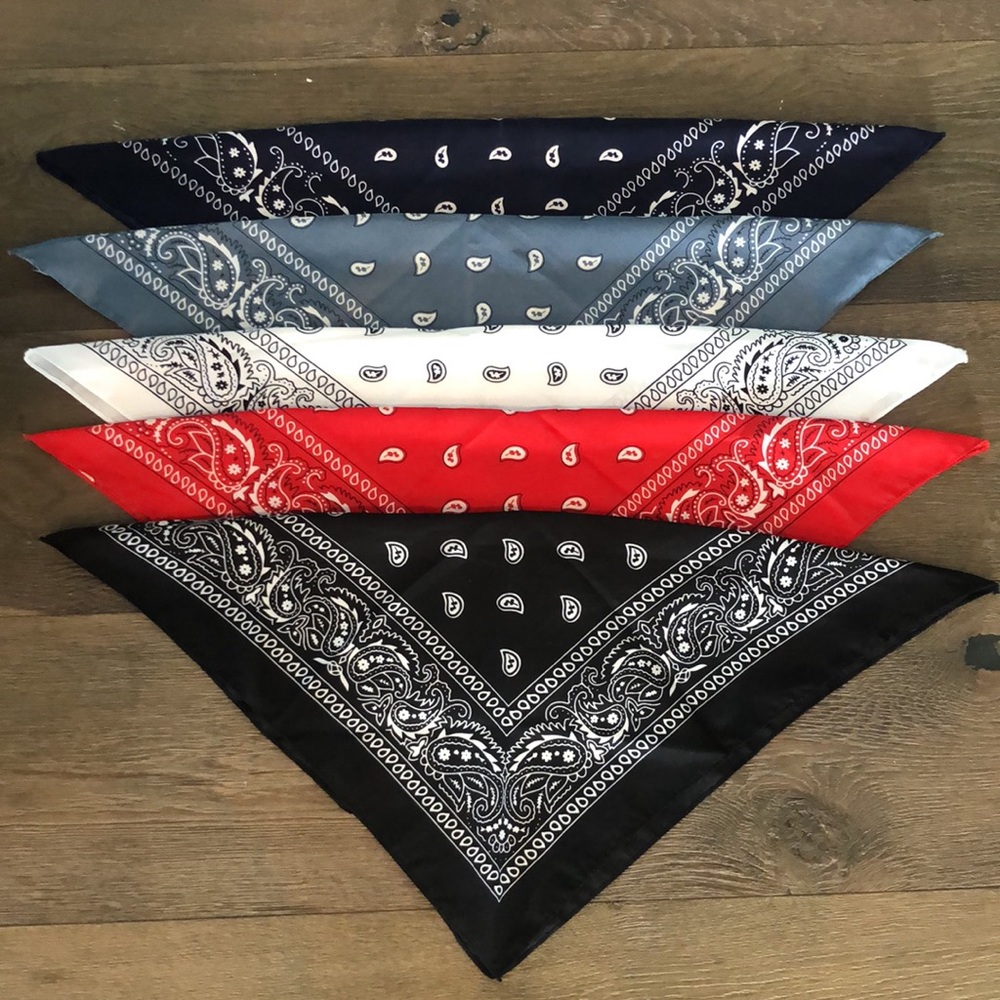 Large Bandana set of 5